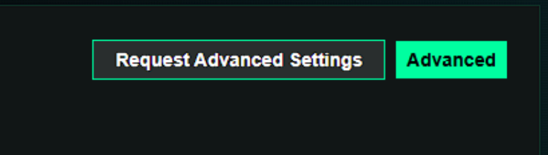 Advanced Settings